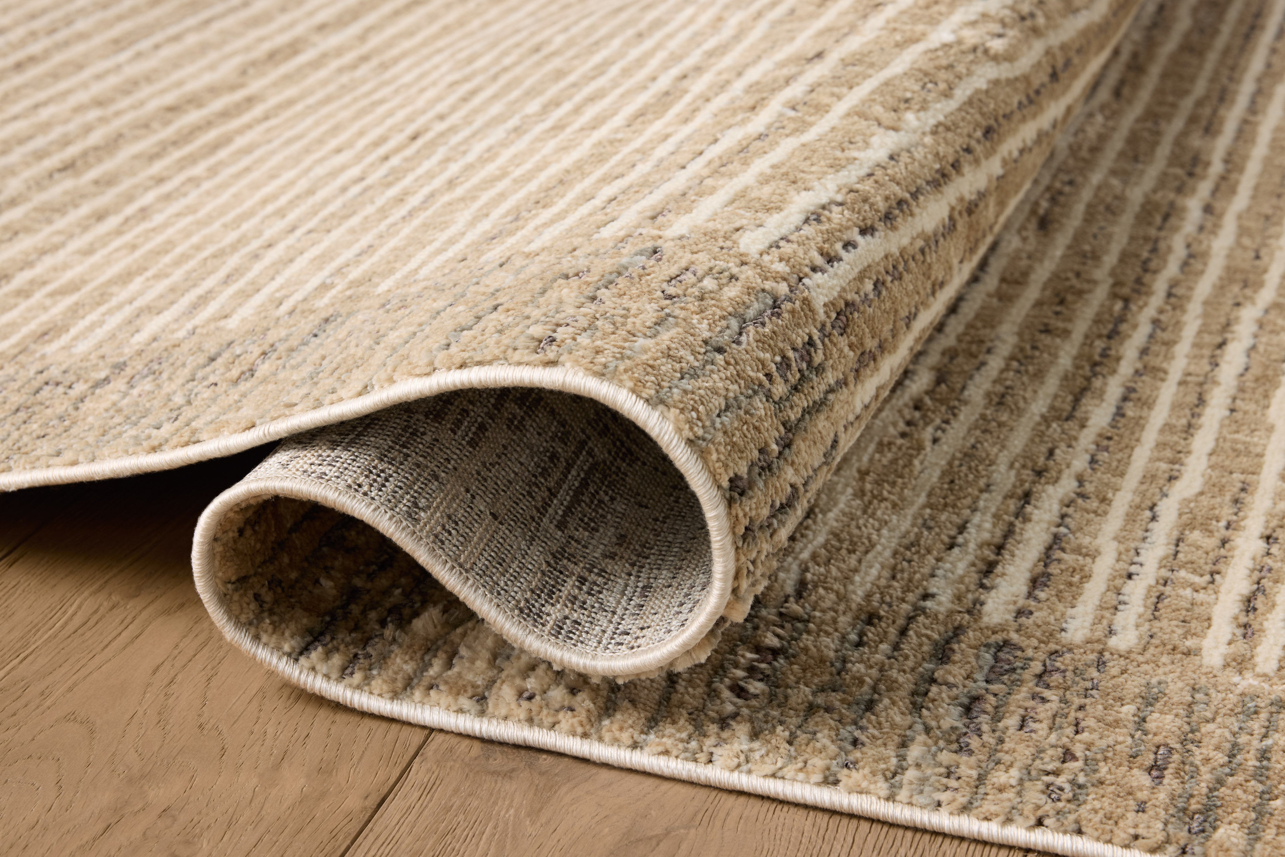 Jeremiah Brent x Loloi Bleecker Sand / Charcoal Rug RUGS-geometric Loloi