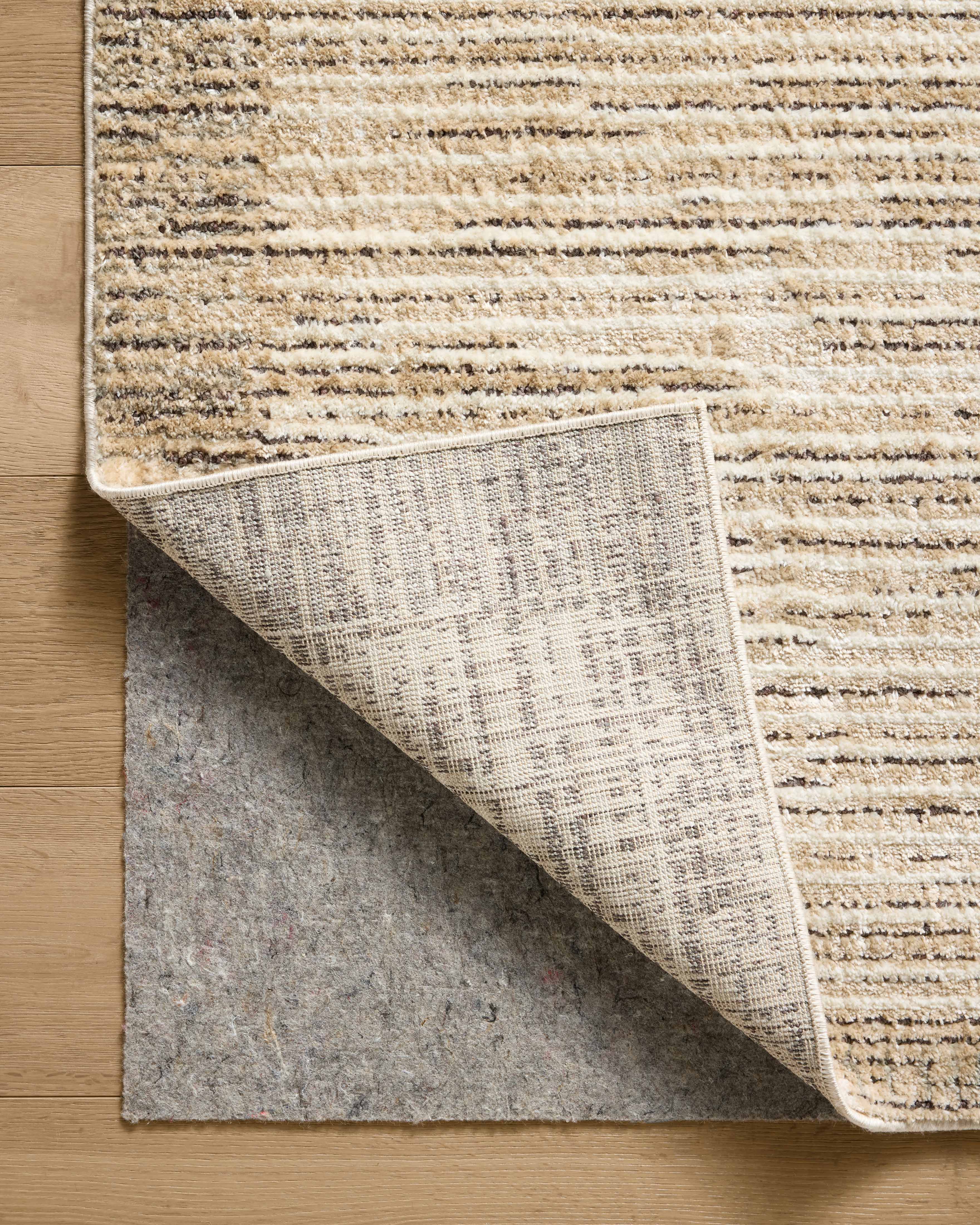 Jeremiah Brent x Loloi Bleecker Sand / Charcoal Rug RUGS-geometric Loloi