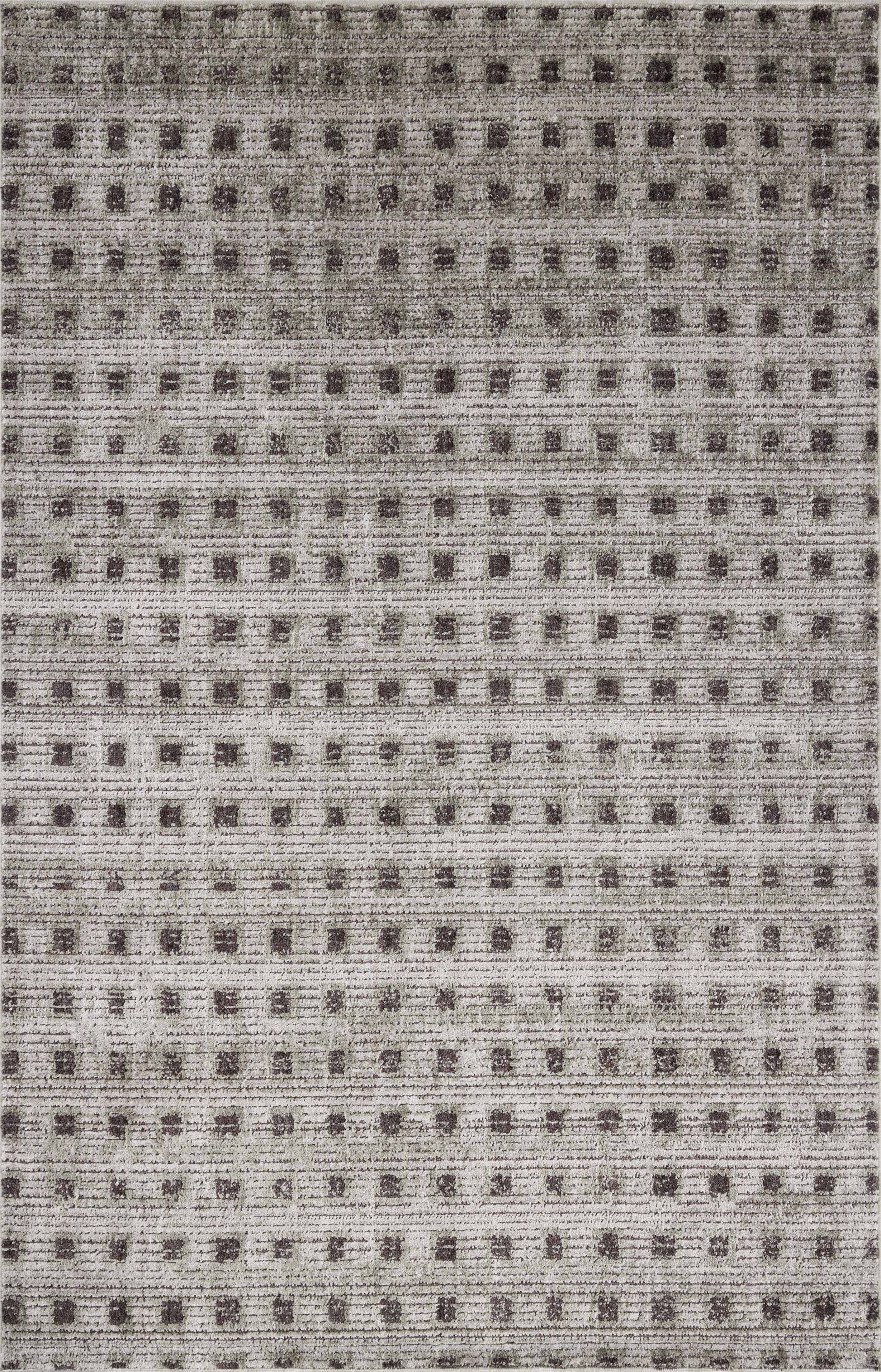 Jeremiah Brent x Loloi Bleecker Silver / Charcoal Rug RUGS-geometric Loloi