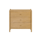 Bailey 3 Drawer Nightstand 14 - a - FURNITURE - nightstand Moe's Furniture