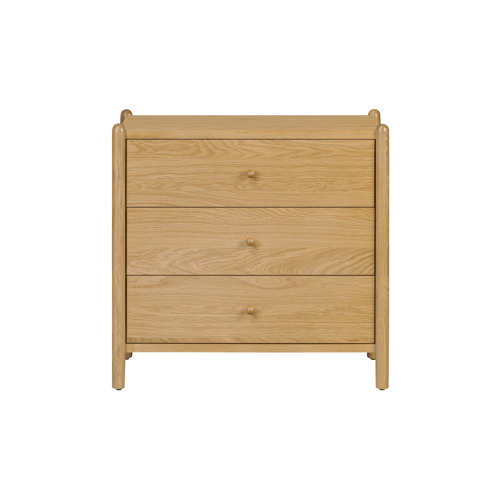 Bailey 3 Drawer Nightstand 14 - a - FURNITURE - nightstand Moe's Furniture