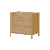 Bailey 3 Drawer Nightstand 14 - a - FURNITURE - nightstand Moe's Furniture