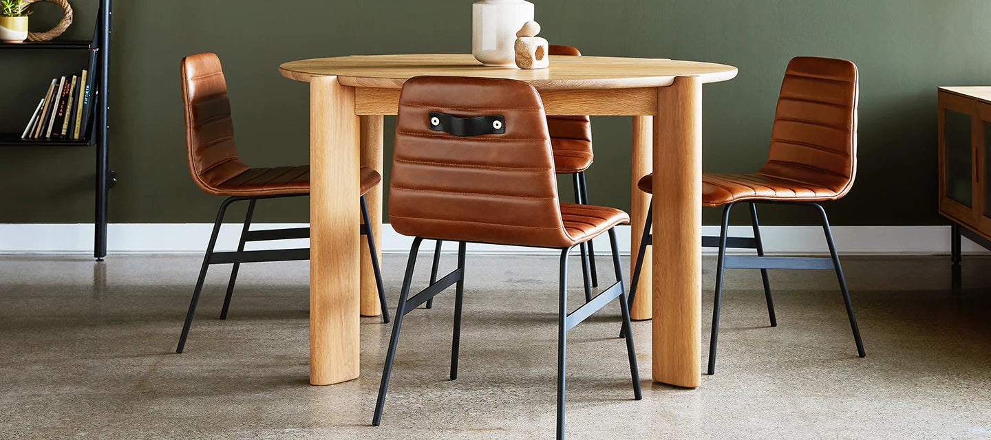 Gus* Modern Bancroft Round Dining Table 9 - a - FURNITURE - dining table - round Gus