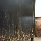 Billie Reclaimed Wood Armoire - Weathered Black 7 - FURNITURE - bookcase/cabinet Hauer Market