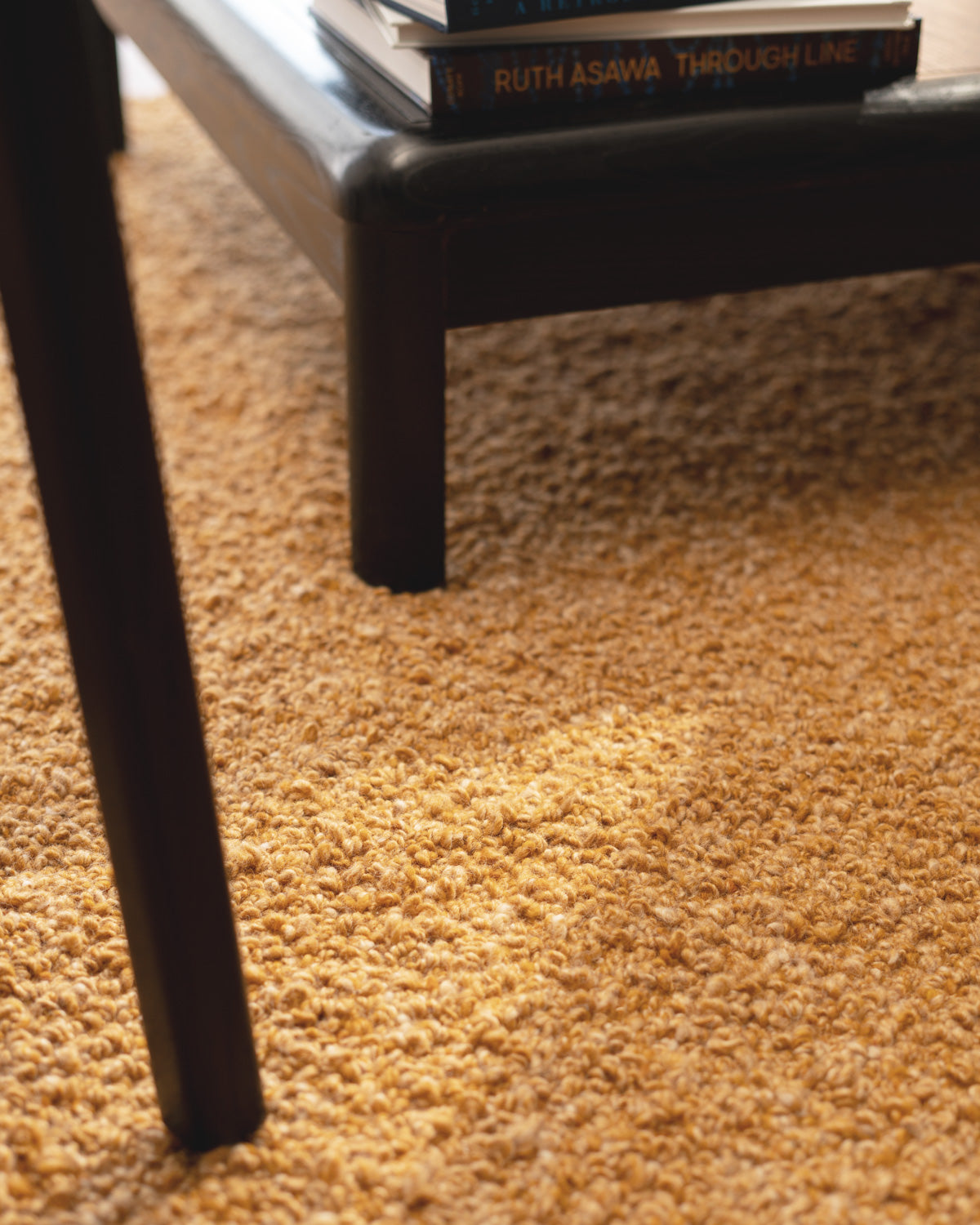 Gold Boucle Rug 0-RUGS-patterned Mark Krebs