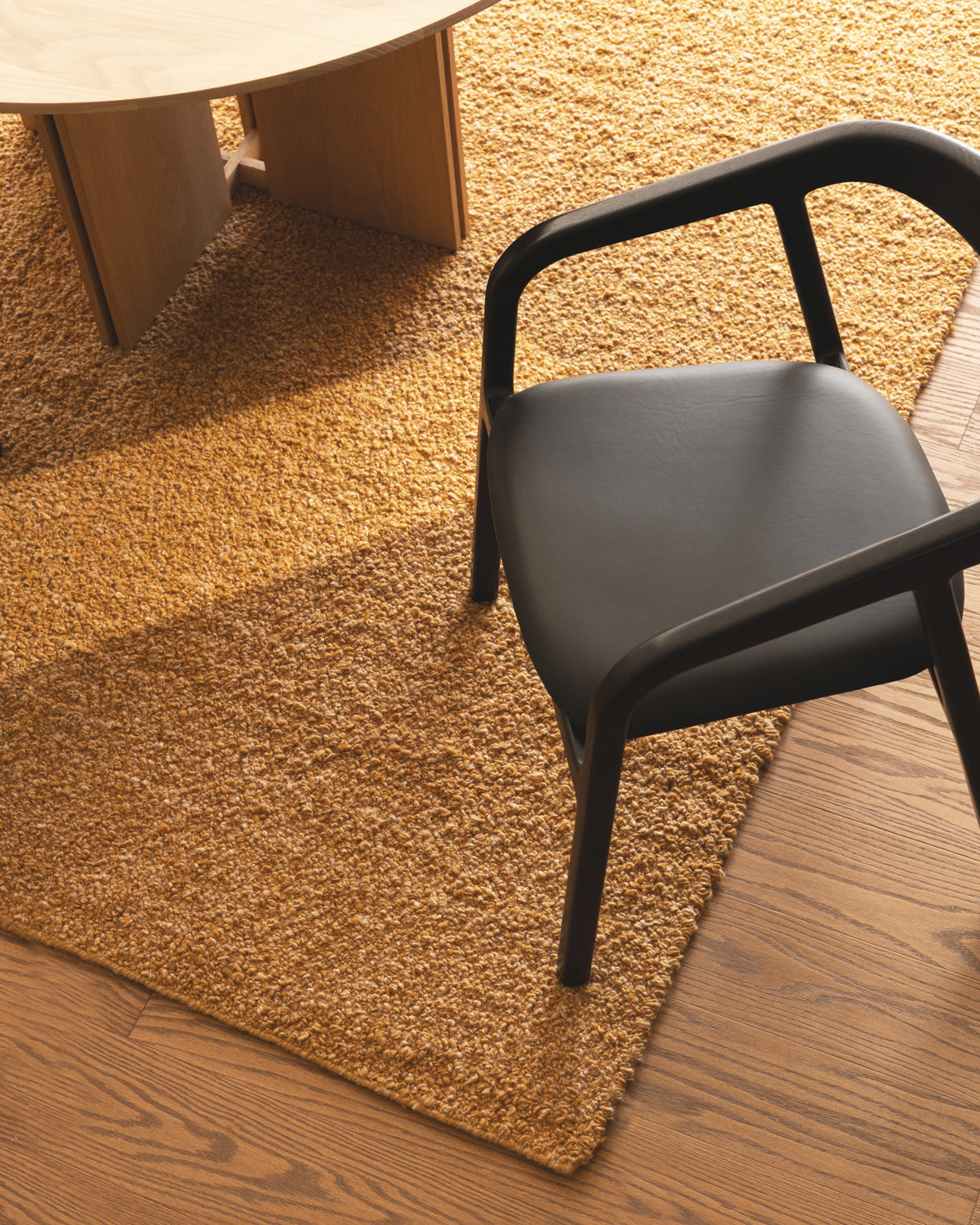 Gold Boucle Rug 0-RUGS-patterned Mark Krebs