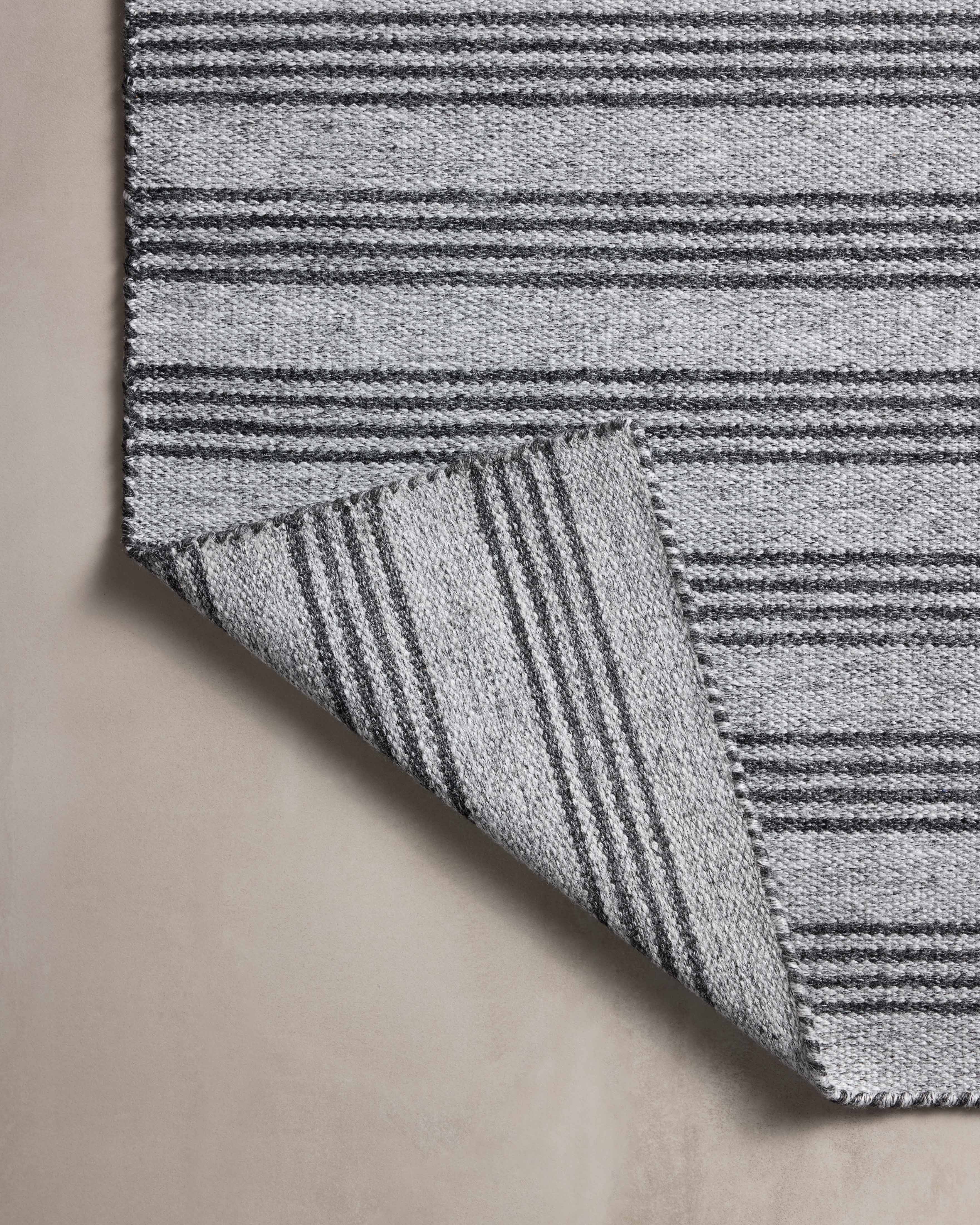 Magnolia Home by Joanna Gaines x Loloi Charlie Dove / Charcoal Rug 0-RUGS-patterned Loloi