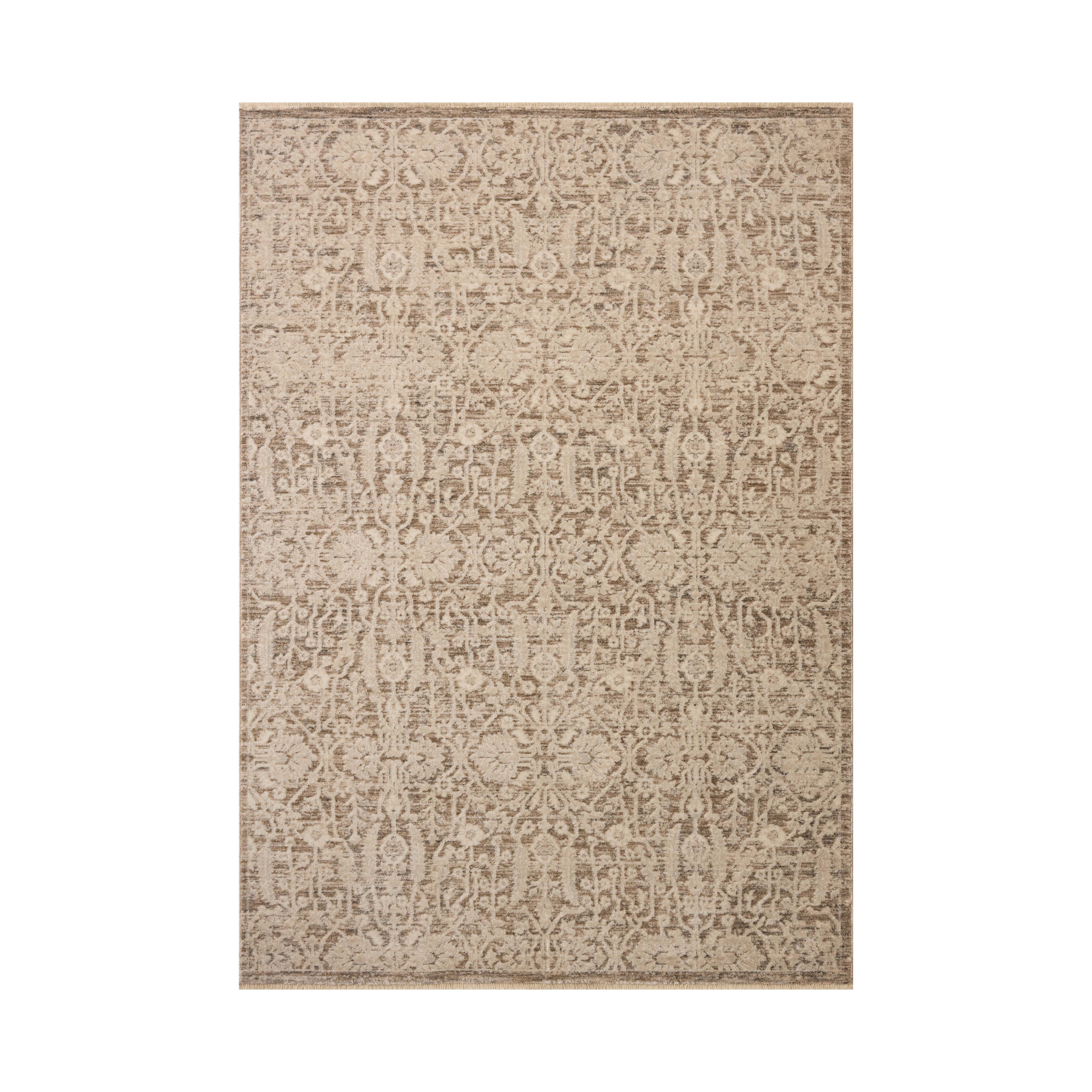 Loloi Clarisse Fog / Bone Rug RUGS - synthetic Loloi 18" x 18" sample