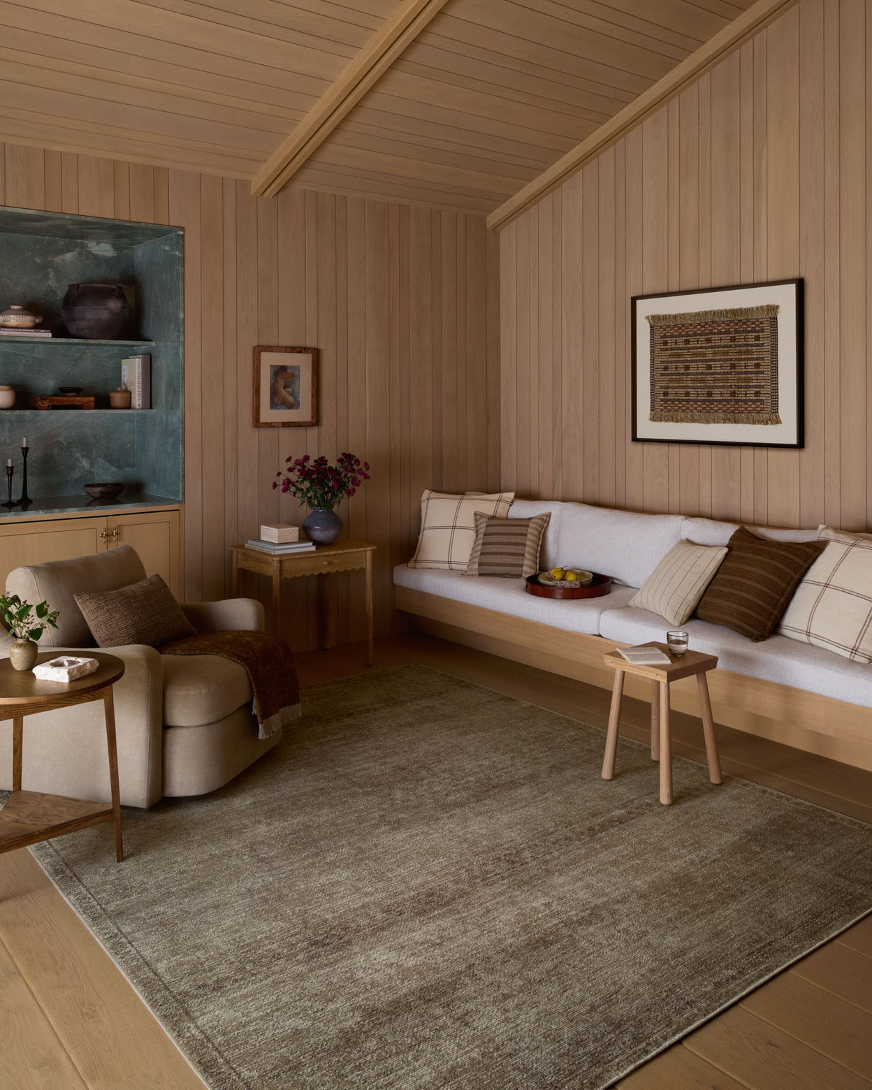 Amber Lewis x Loloi Cambria Ash / Bark Rug RUGS - jute Loloi