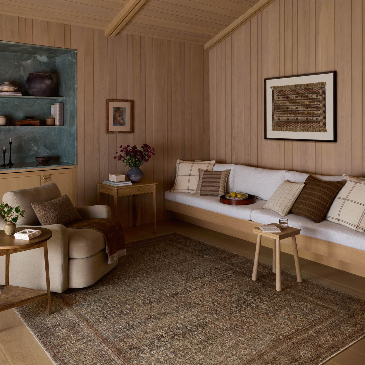 Amber Lewis x Loloi Cambria Ocean / Bark Rug RUGS - jute Loloi