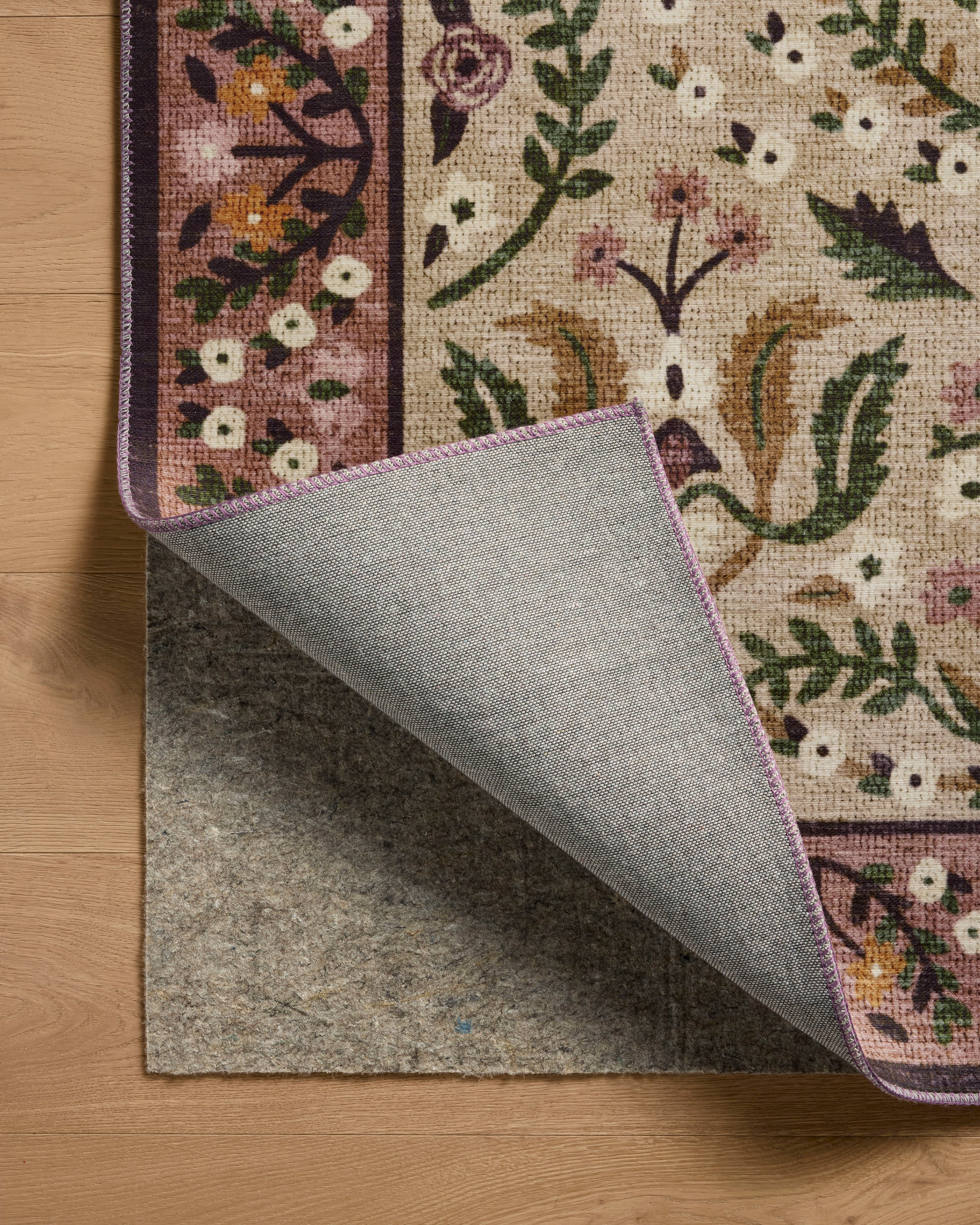 Rifle Paper Co. x Loloi Canopy Aubergine Rug RUGS-patterned Loloi