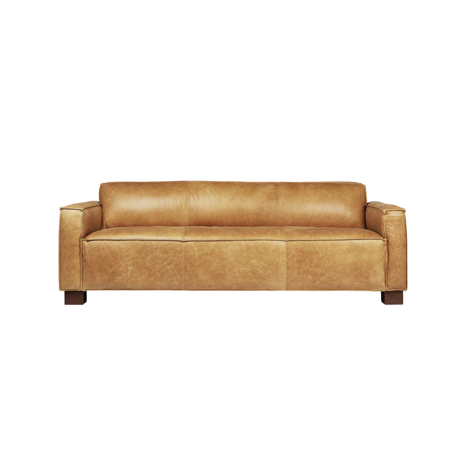 Gus* Modern Cabot 83" Sofa 1 - FURNITURE - sofa Gus Canyon Whiskey Leather