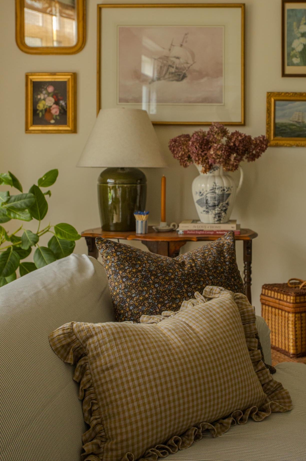 Merrill Ruffle Pillow Cover 2 - PILLOWS - linen - warm Rug & Weave Pillows