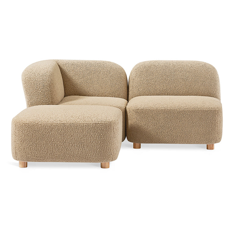 Gus* Modern Circuit Modular 3 pc Sectional 8 - a - FURNITURE - modular - circuit Gus Himalaya Dune