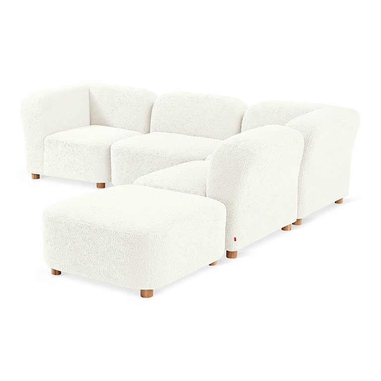 Gus* Modern Circuit Modular 5-pc Sectional 8 - a - FURNITURE - modular - circuit Gus