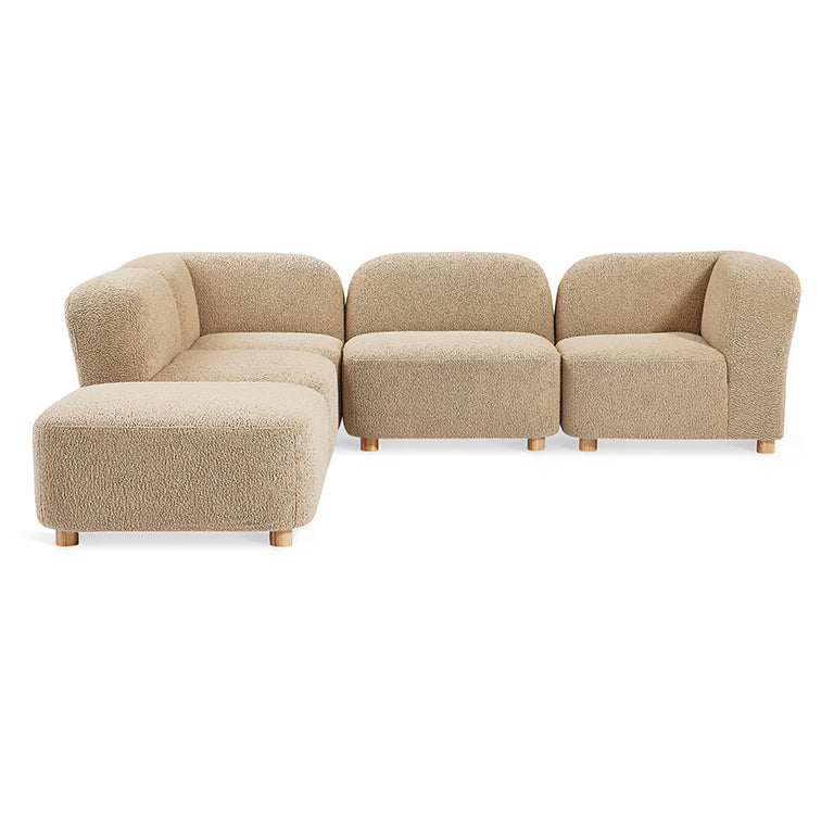 Gus* Modern Circuit Modular 5-pc Sectional 8 - a - FURNITURE - modular - circuit Gus Himalaya Dune