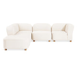 Gus* Modern Circuit Modular 5-pc Sectional 8 - a - FURNITURE - modular - circuit Gus Merino Cream
