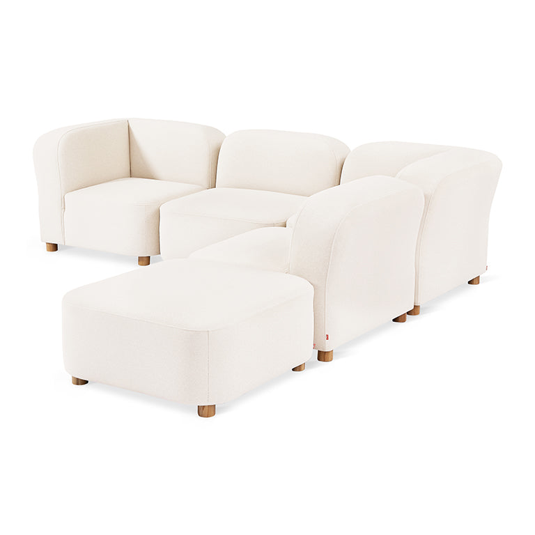 Gus* Modern Circuit Modular 5-pc Sectional 8 - a - FURNITURE - modular - circuit Gus