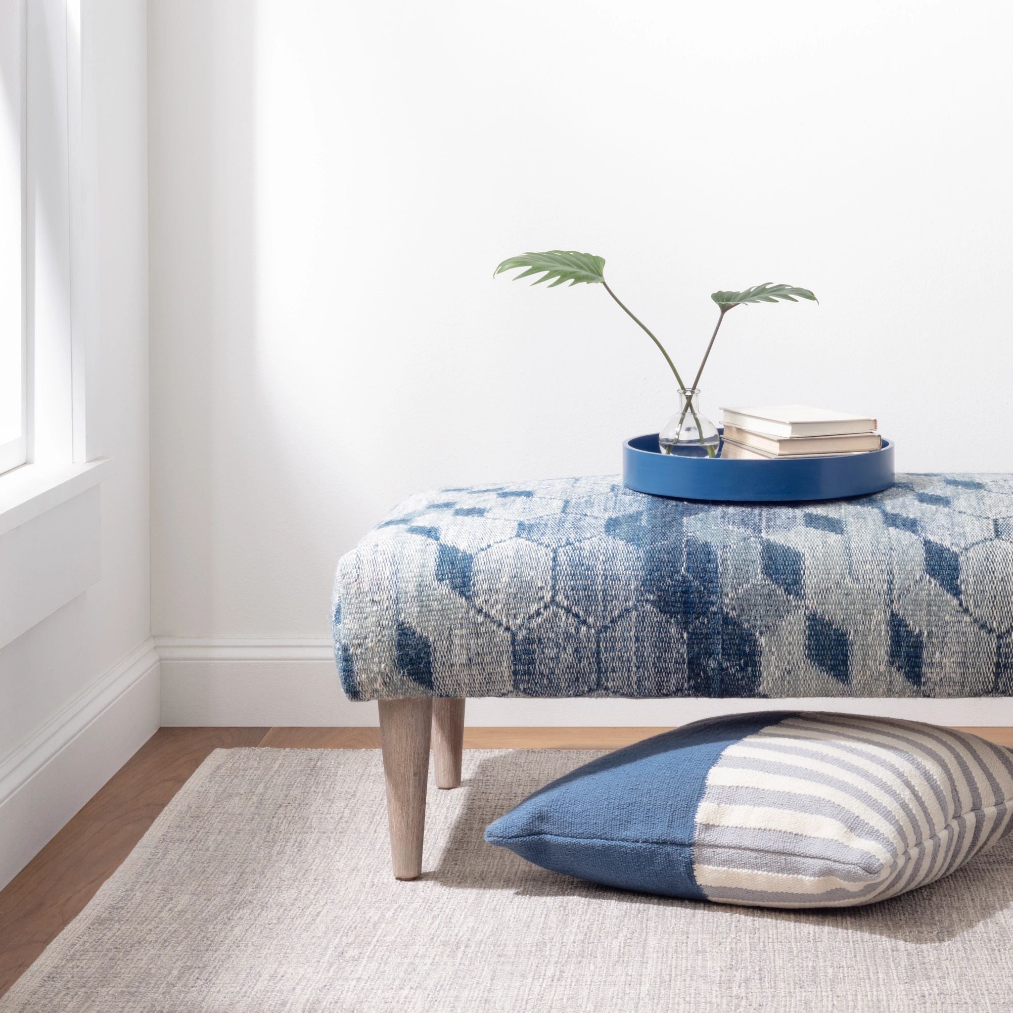Marled Handwoven Cotton Rug RUGS - cotton Dash & Albert