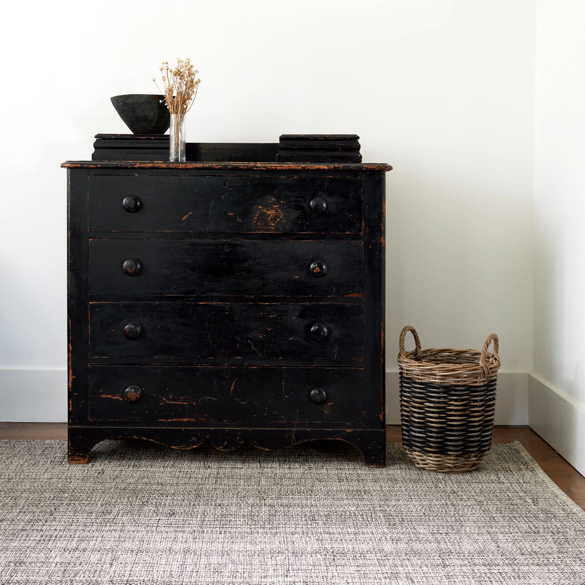 Marled Handwoven Cotton Rug RUGS - cotton Dash & Albert