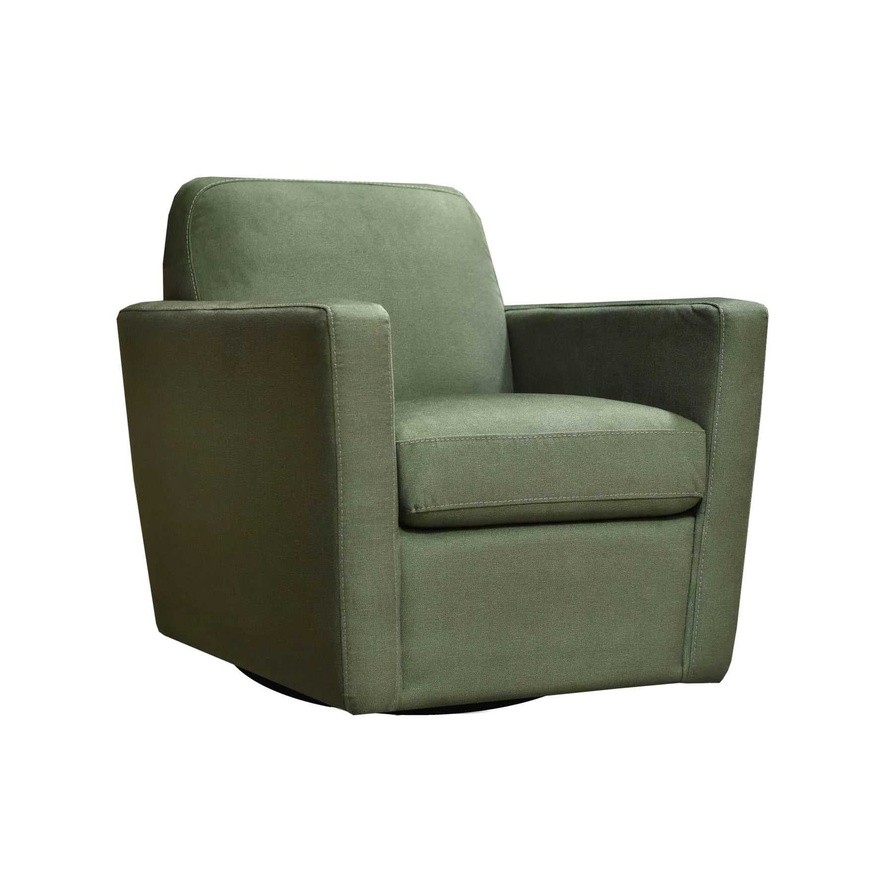 Calder Swivel Club Chair FURNITURE - club chairs LH IMPORTS Forrest Green