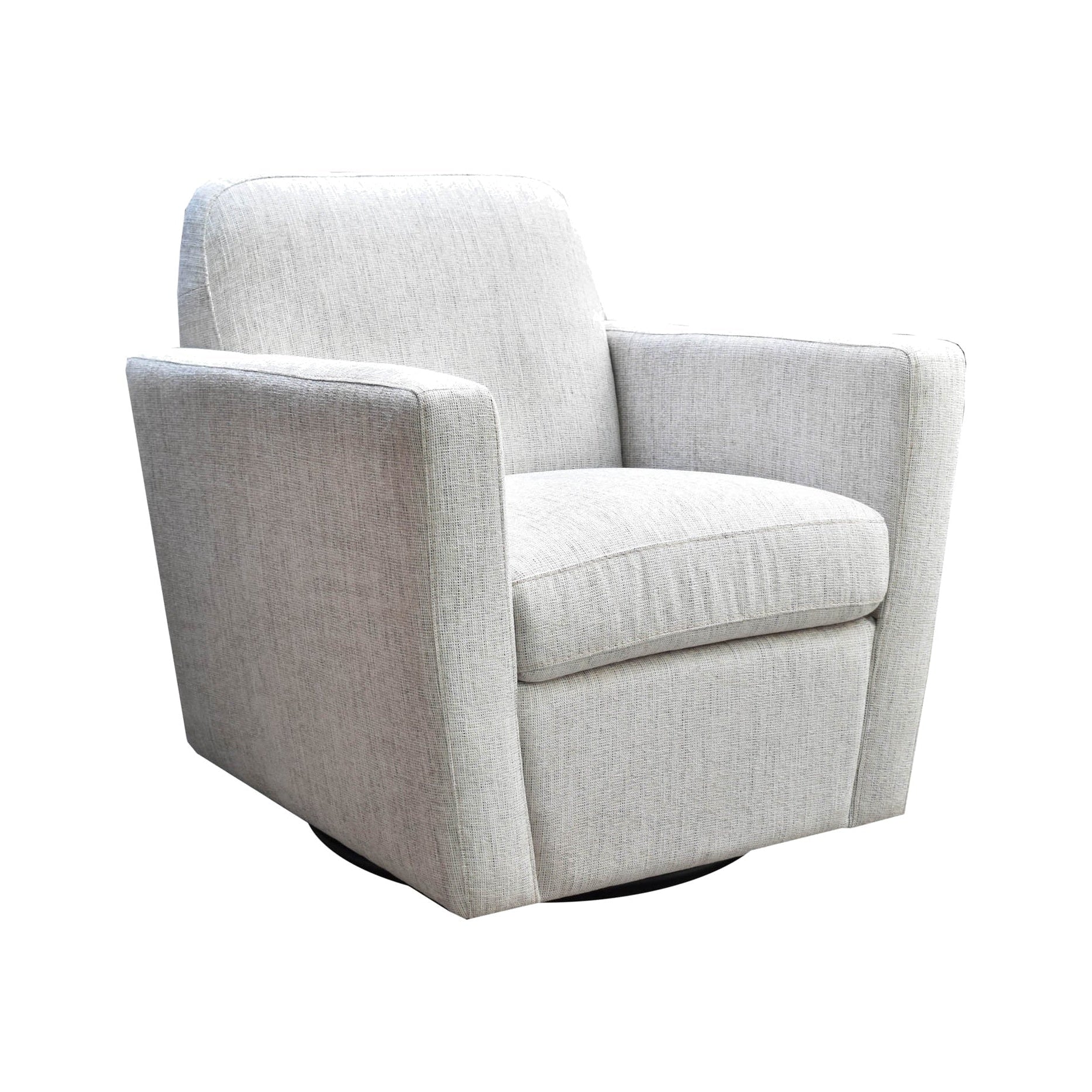 Calder Swivel Club Chair FURNITURE - club chairs LH IMPORTS Woven Linen