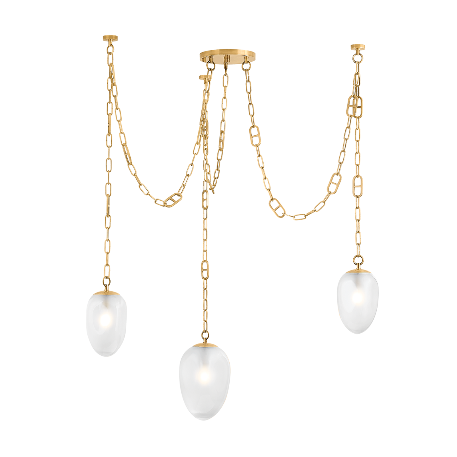 Daith Chandelier by Corbett Lighting LIGHTING - chandelier Hudson Valley Lighting 3 light