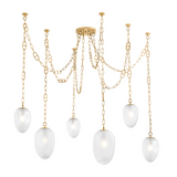Daith Chandelier by Corbett Lighting LIGHTING - chandelier Hudson Valley Lighting 6 light
