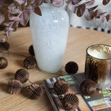 PRE-ORDER - Metallic Finish Candle - Woodfire CHRISTMAS 2024 Illume (DYA)