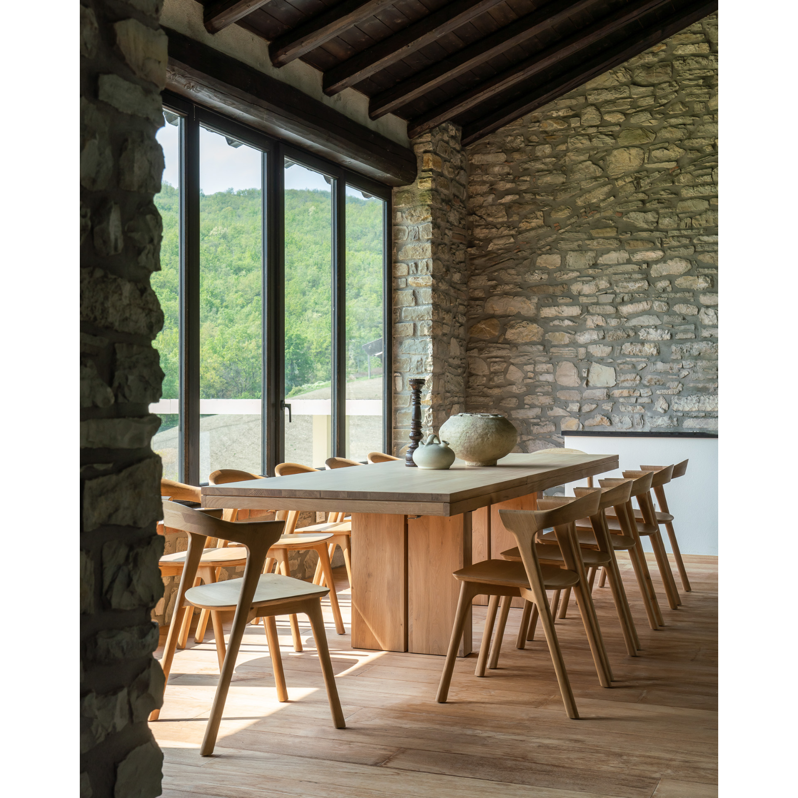 Double Extendable Dining Table 9 - b - FURNITURE - dining table - rectangle Ethnicraft