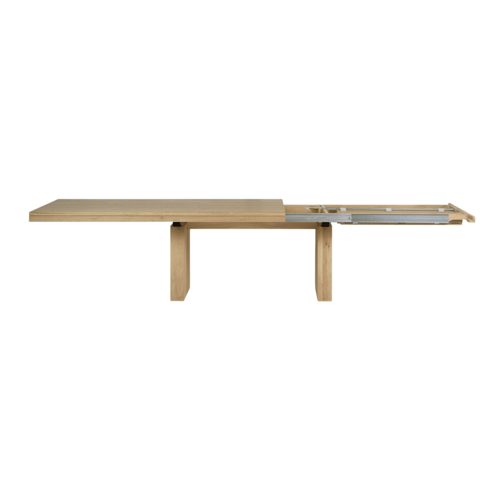 Double Extendable Dining Table 9 - b - FURNITURE - dining table - rectangle Ethnicraft