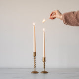 Taper Candle Holders with Bauble Detail candle holder Creative Co-op (DYA)