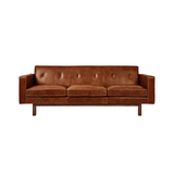 Gus* Modern Embassy 84" Sofa 1 - FURNITURE - sofa Gus Saddle Brown Leather