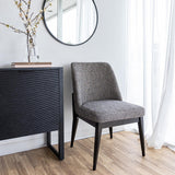 Farrah Dining Chair - Pepper 10 - a - FURNITURE - dining chair Style In Form