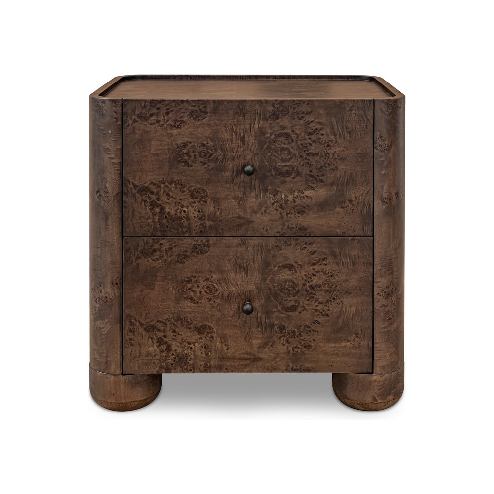 Garrick Nightstand FURNITURE - nightstands Moe's Furniture Dark Brown