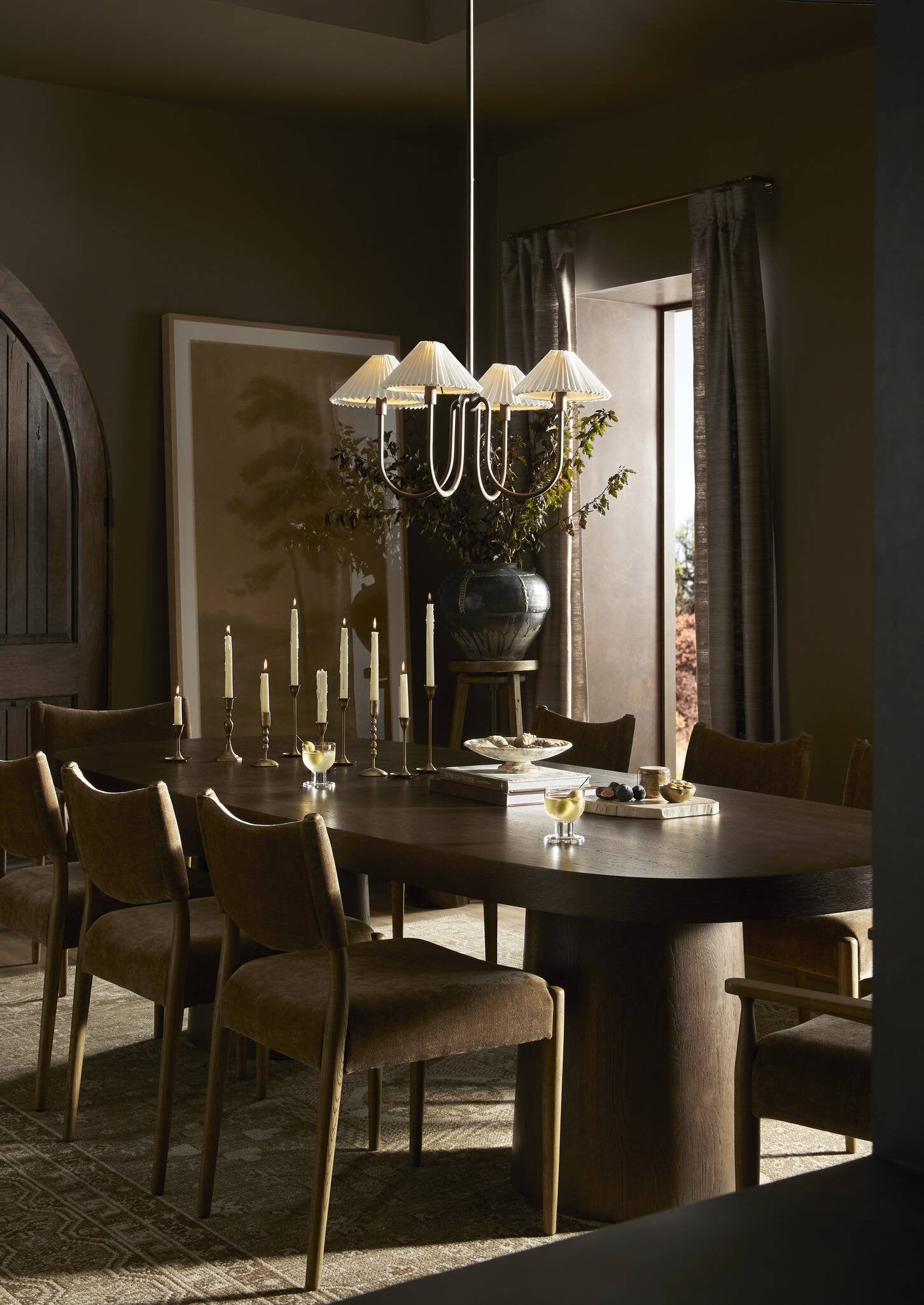 Jayla Armless Dining Chair FURNITURE - dining chair Four Hands