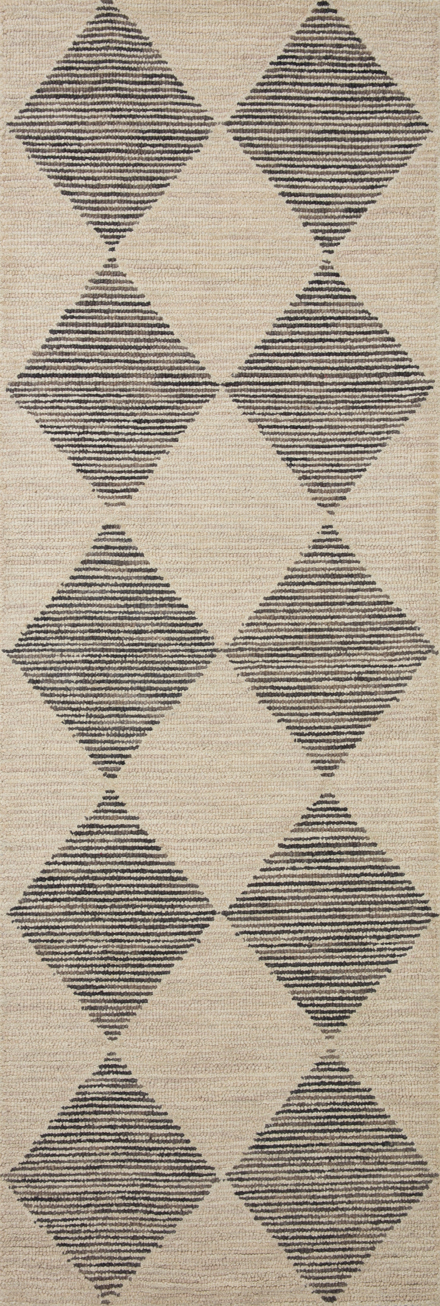 Chris Loves Julia x Loloi Francis Beige / Charcoal Rug Rugs Loloi