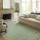Chris Loves Julia x Loloi Francis Green / Natural Rug Rugs Loloi