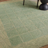 Chris Loves Julia x Loloi Francis Green / Natural Rug Rugs Loloi