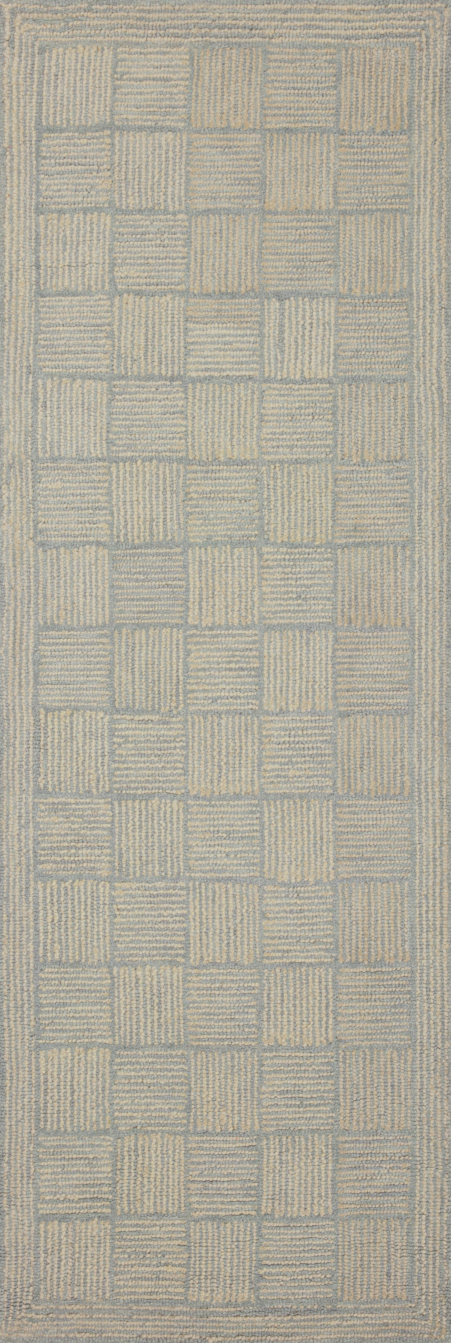 Chris Loves Julia x Loloi Francis Silver / Sky Rug Rugs Loloi