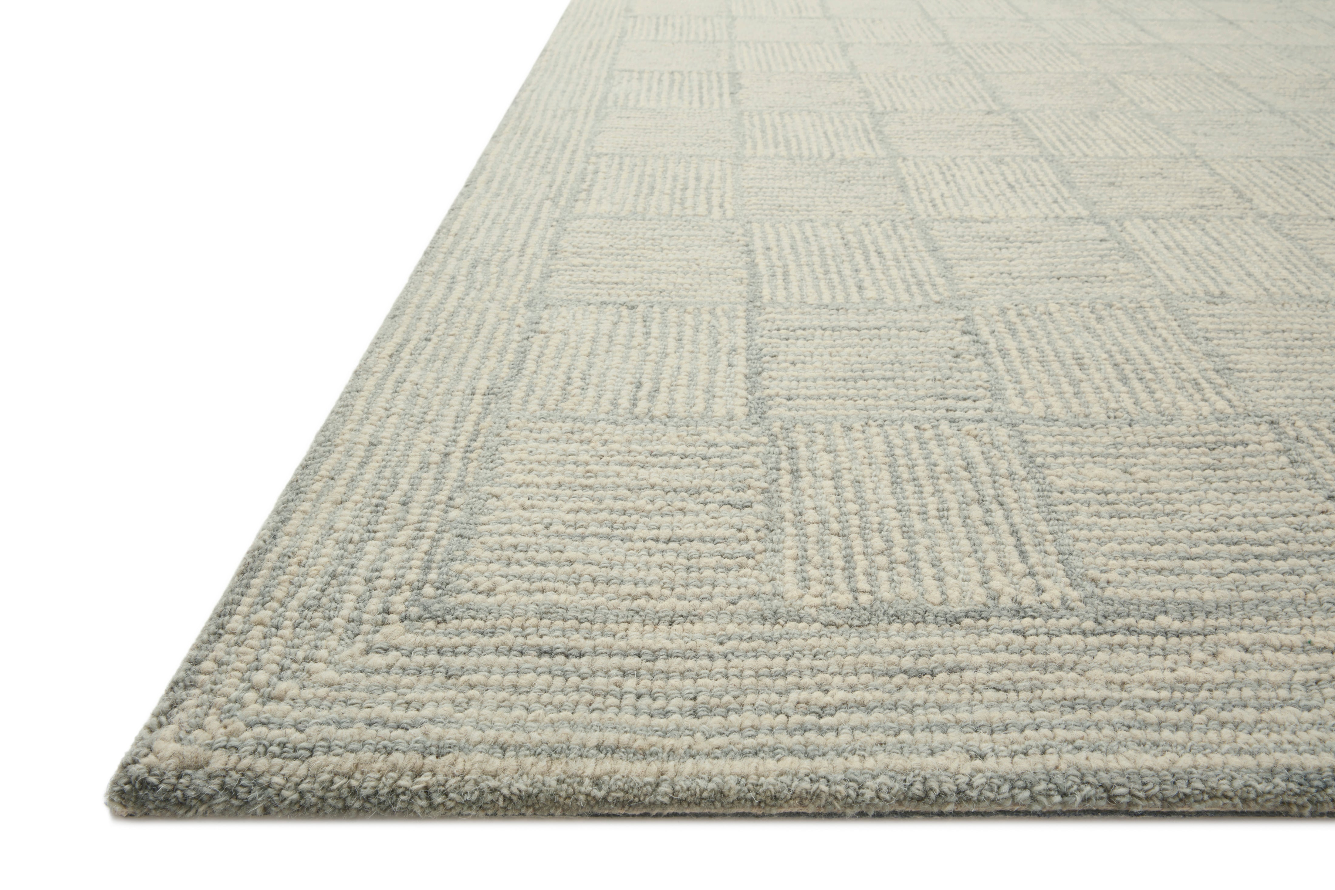 Chris Loves Julia x Loloi Francis Silver / Sky Rug Rugs Loloi