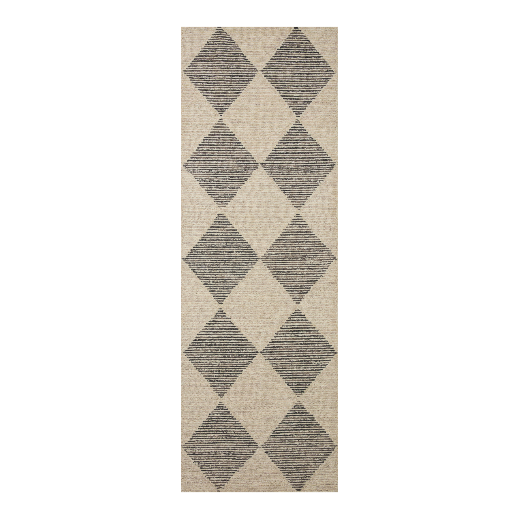 Chris Loves Julia x Loloi Francis Beige / Charcoal Rug Rugs Loloi