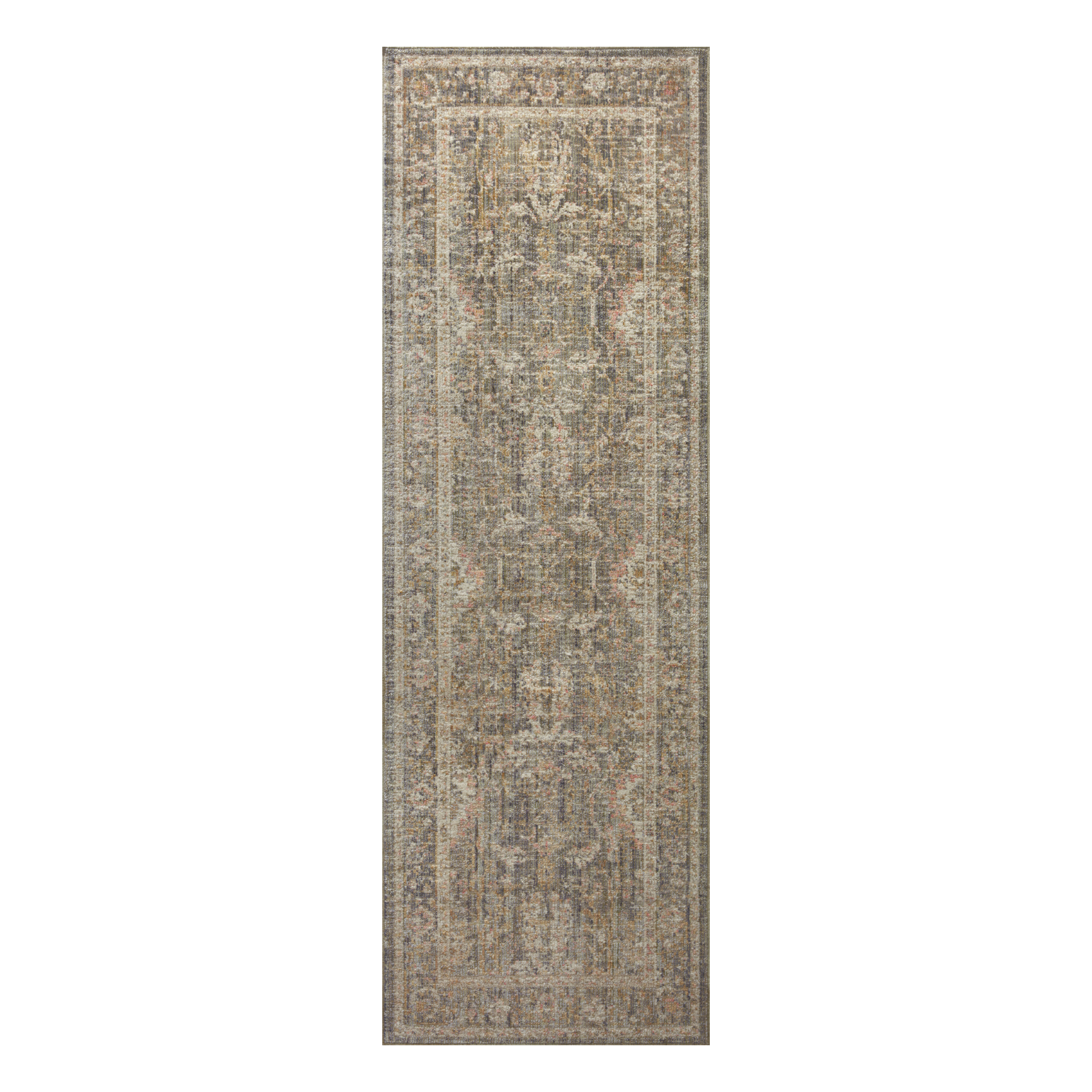 Chris Loves Julia x Loloi Rosemarie Sage / Blush Rug RUGS - patterned Loloi