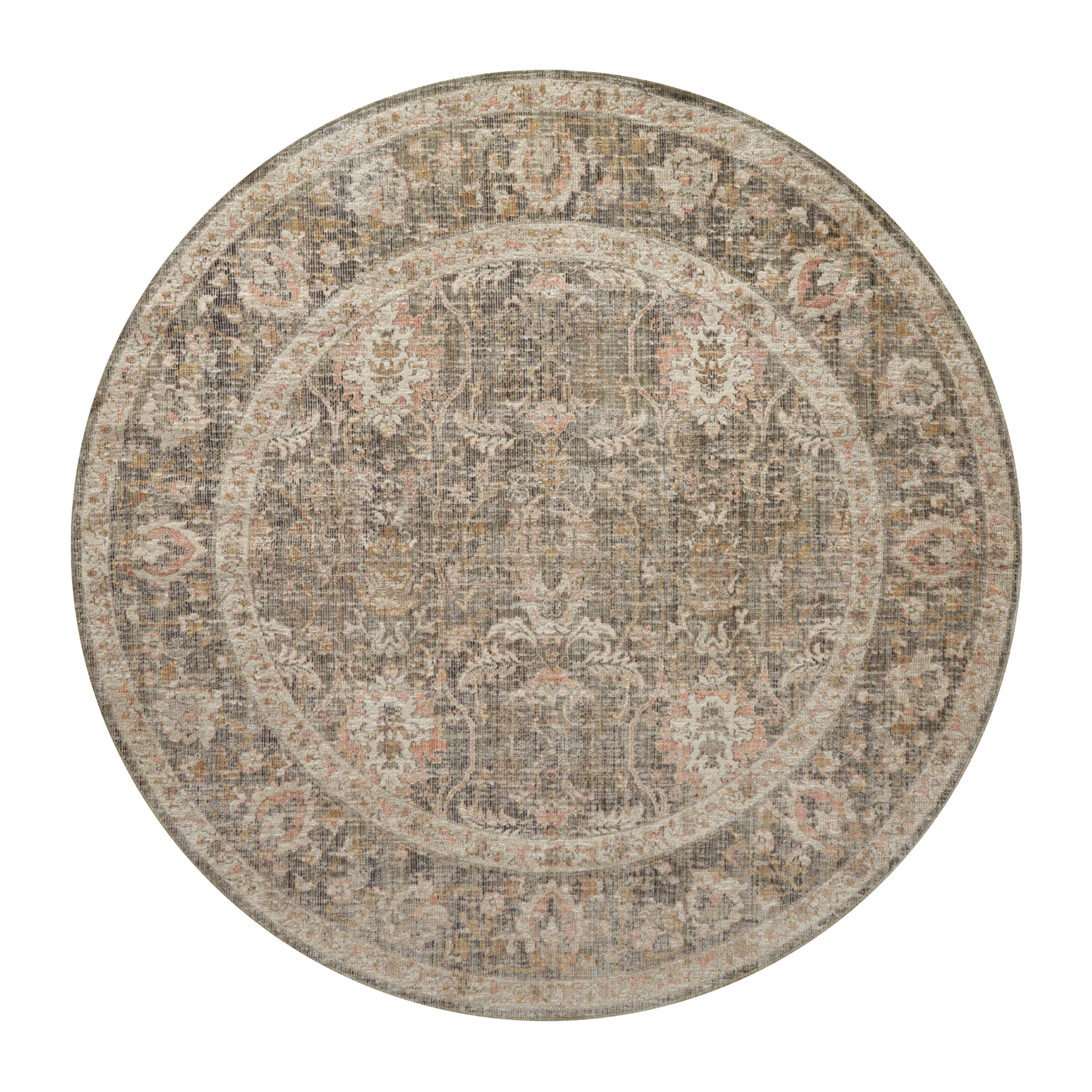 Chris Loves Julia x Loloi Rosemarie Sage / Blush Rug RUGS - patterned Loloi