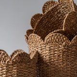 Storage Baskets with Decorative Scalloped Edge basket Creative Co-op (DYA)