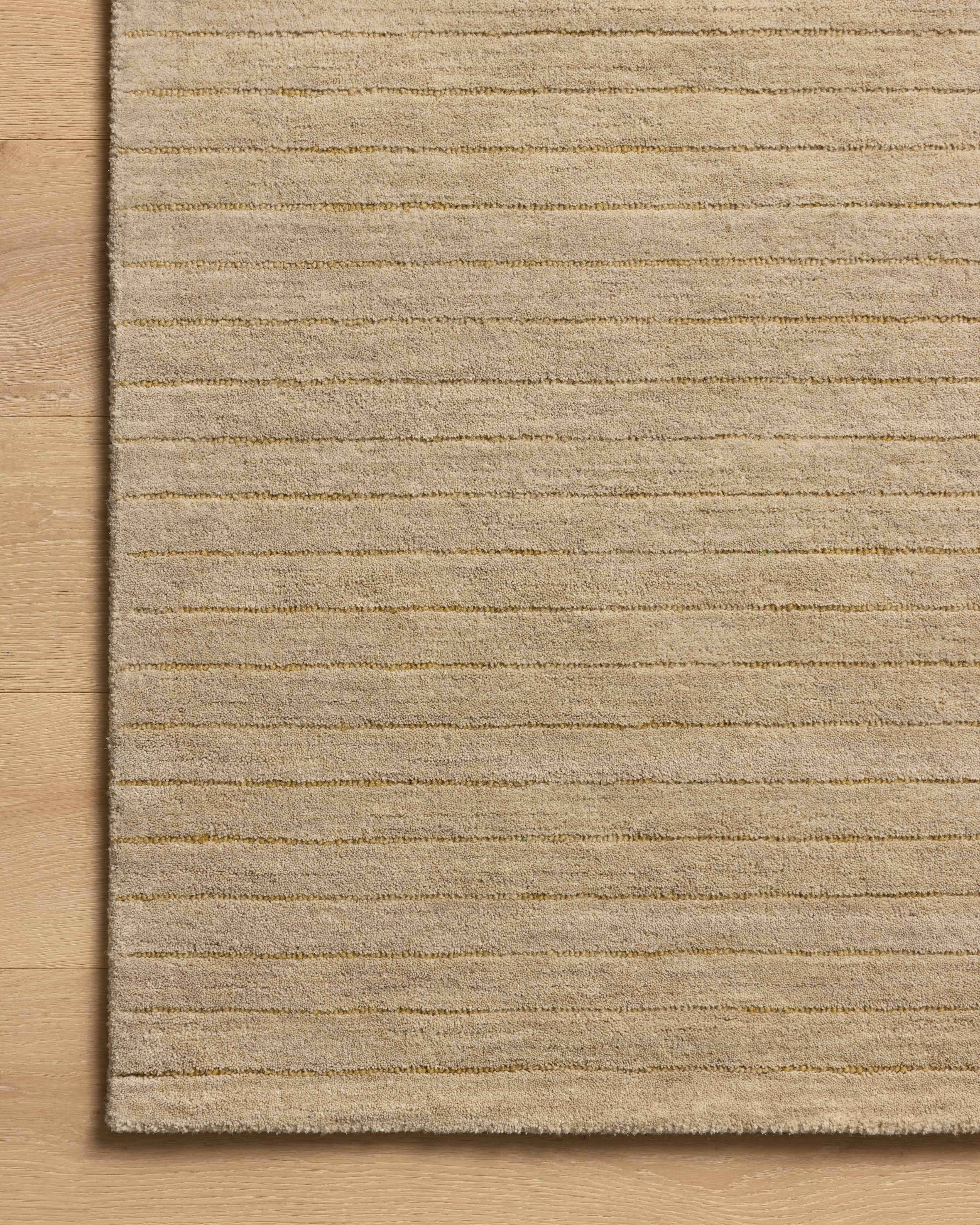 Chris Loves Julia x Loloi Henry Beige / Wheat Rug RUGS - striped Loloi