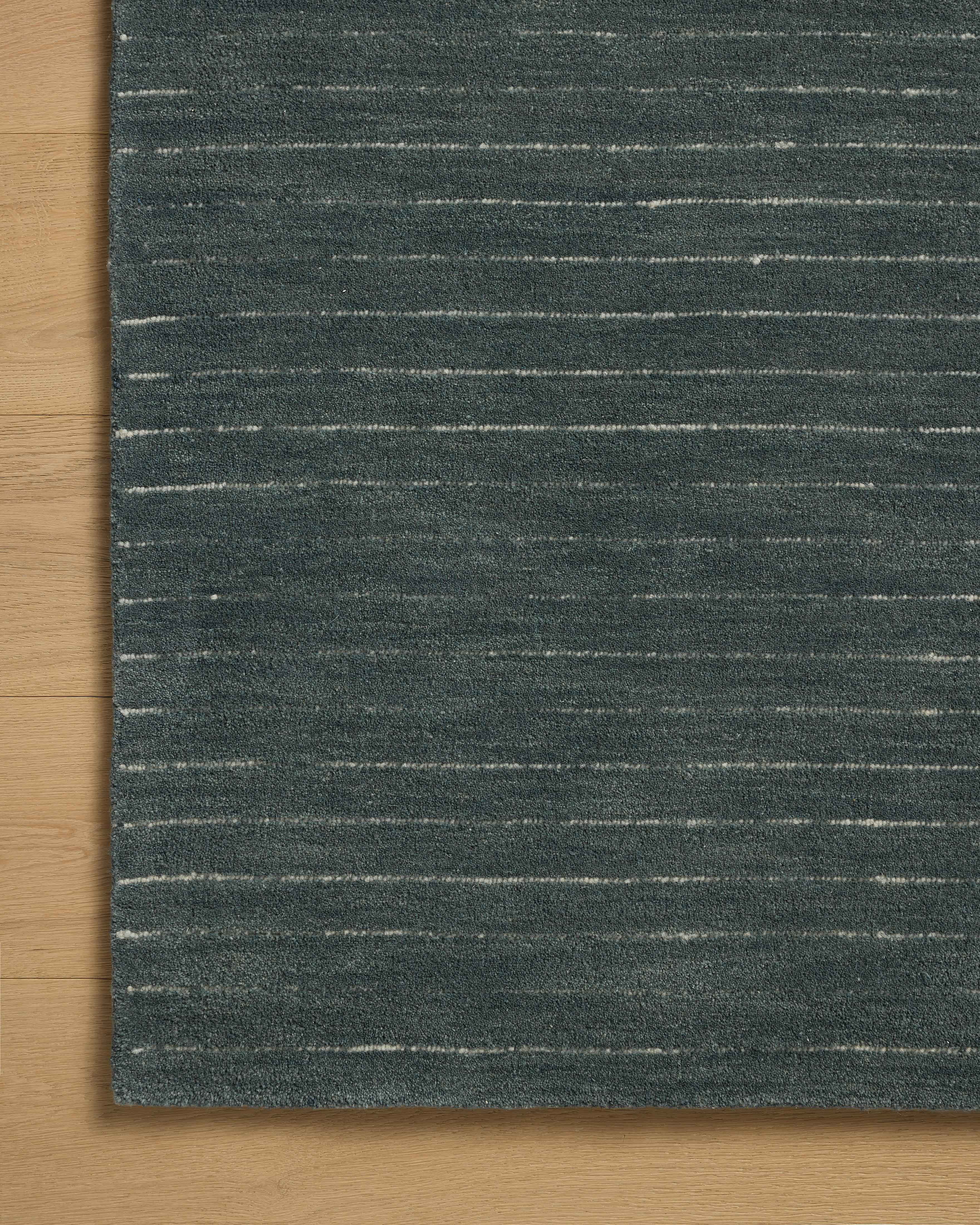 Chris Loves Julia x Loloi Henry Denim / Ivory Rug RUGS - striped Loloi