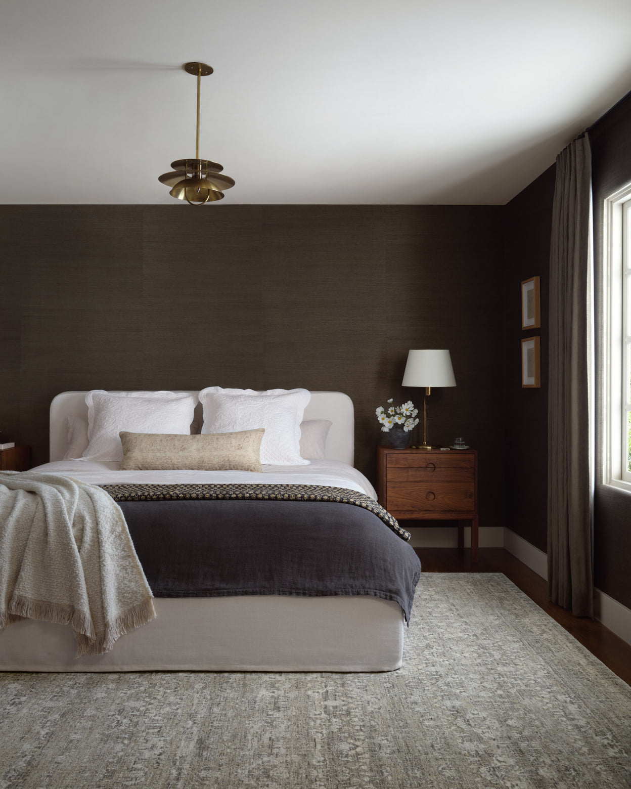 Amber Lewis x Loloi Honora Grey / Beige Rug 0-patterned rugs Loloi
