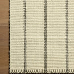 Amber Lewis x Loloi Harlan Ivory / Charcoal Rug RUGS - wool Loloi