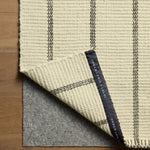 Amber Lewis x Loloi Harlan Ivory / Charcoal Rug RUGS - wool Loloi